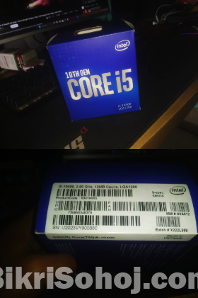 Intel i5-10400 10th gen & Gigabyte H470M K (WARRANTY+BOX))
